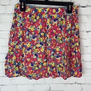Lily Star Floral Mini Skirt